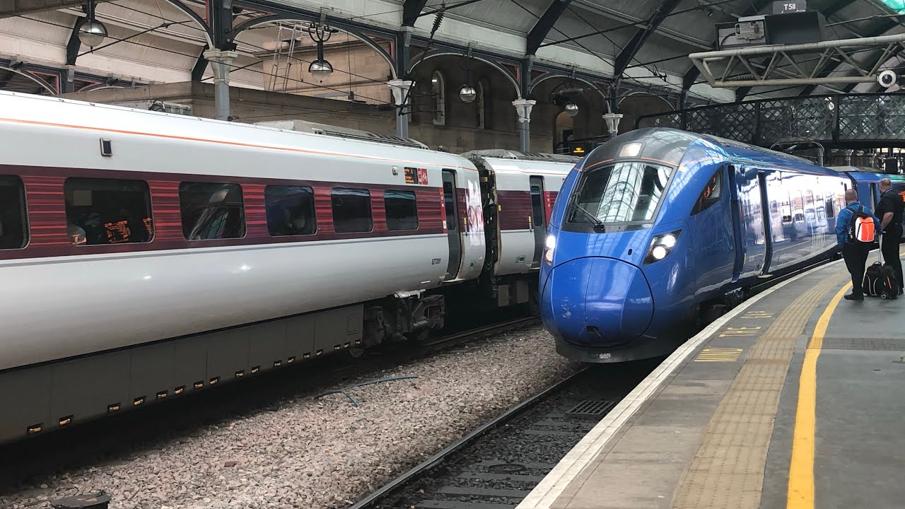 Trains at Newcastle: 31st July 2023