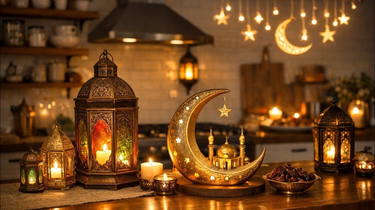 أضواء الروح 🌟🌙حين تتلألأ الفوانيس وتتناغم الألحان لتصنع لحظة رمضانية لا تُنسى #ramadan
