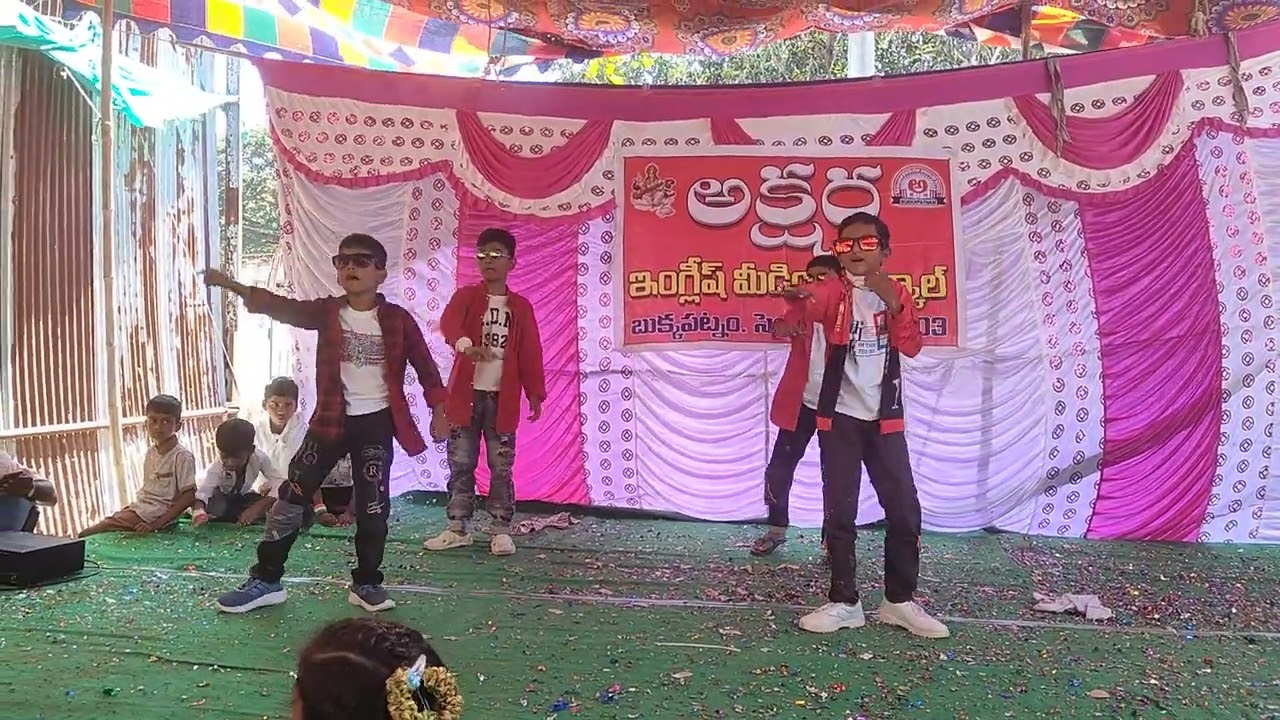 3rd class boys dance performance