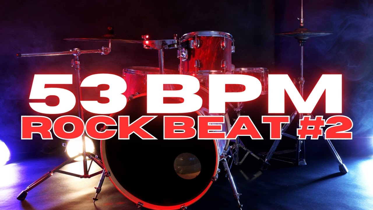 53 BPM - Rock Drum Beat - Loop 2