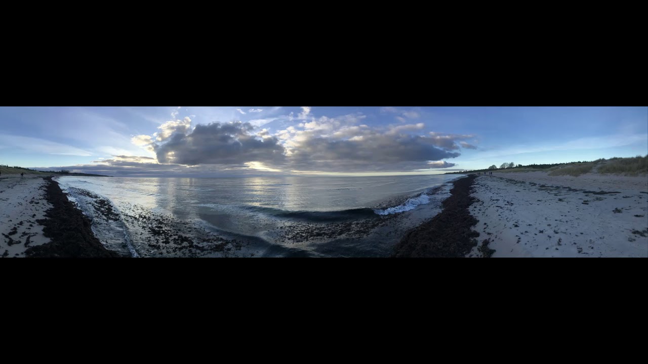 Tofta badstrand, Gotland, Sverige, 8 november 2020