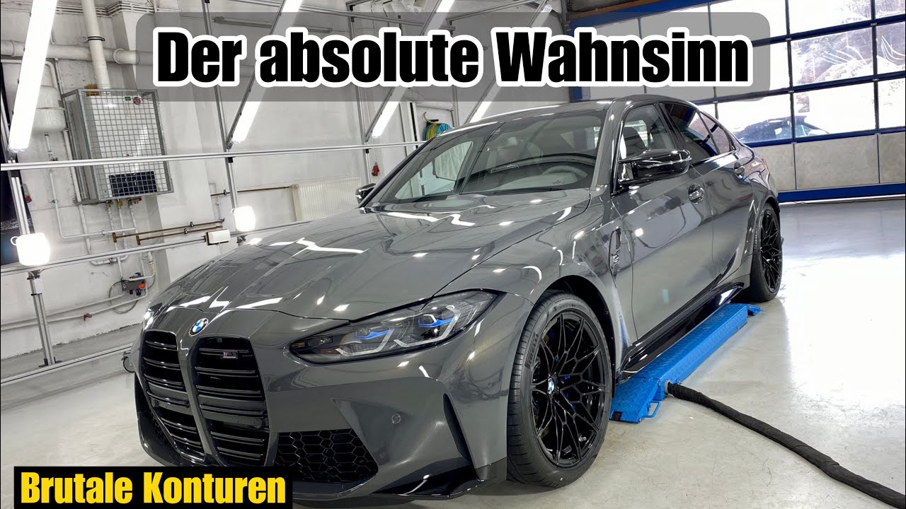 BMW M3 G80 Compet. Dravitgrey - KERAMIKVERSIEGELUNG + PPF + ROTAGLANZ // Paddy poliert PS Car Garage