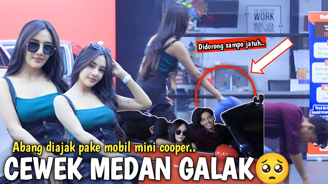 PRANK SHOLAWAT & NGAJI❗️CEWEK MEDAN AWALNYA GALAK,ENDINGNYA NGAJAK PULANG BARENG MINI COOPER DIA😍