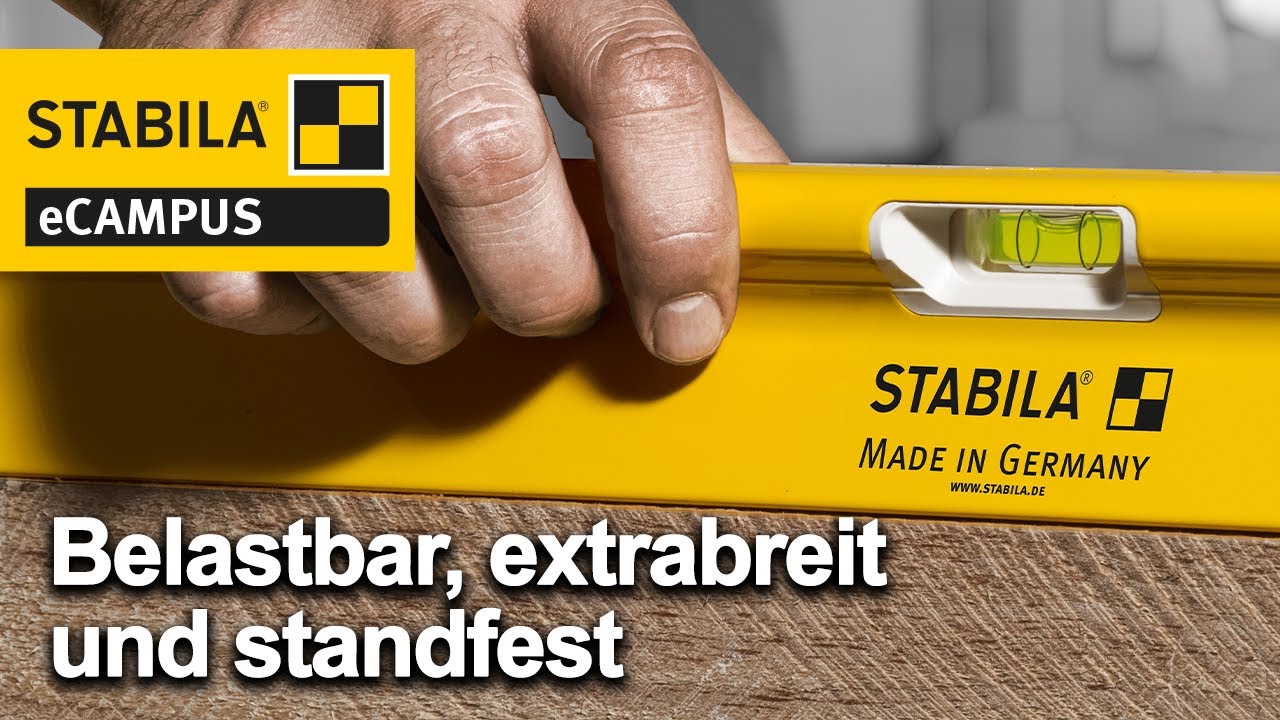 STABILA Wasserwaage Type R 300 - entwickelt für harte Einsätze