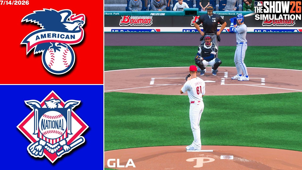 MLB All-Star Game Simulation | 7/14/26 | MLB The Show 26 PS5 Gameplay