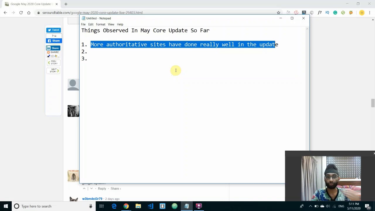 Google May 2020 Core Update: Early Observations