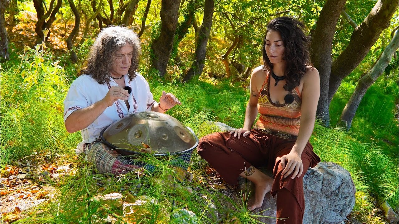 Angelic Voice Of Mother Earth - Meditation Healing Handpan Music in Nature