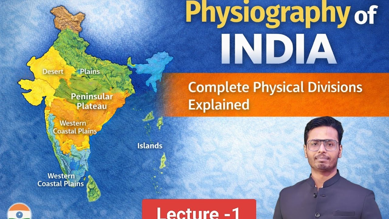 भारत का भौतिक स्वरूप | Physiography Of India | India & facts explained in hindi #geographyfacts #gk 