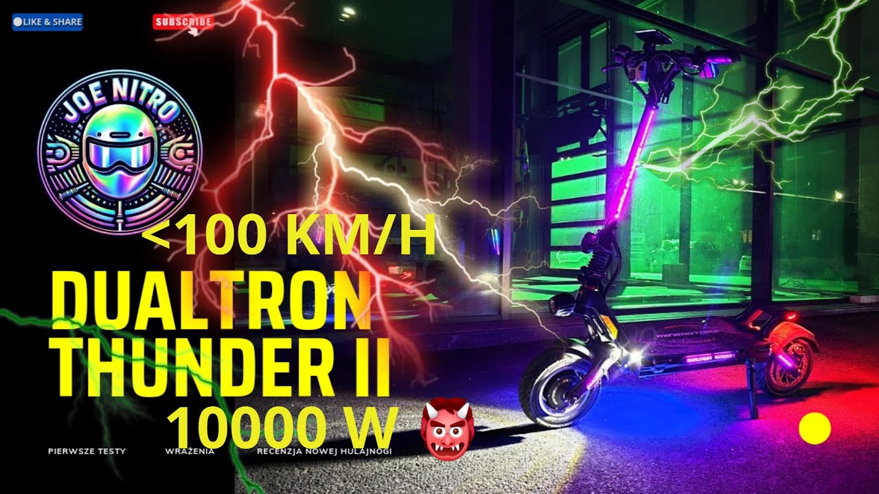 Unboxing DUALTRON THUNDER 2 72v40ah 10080wat! pierwsze wrażenia! 