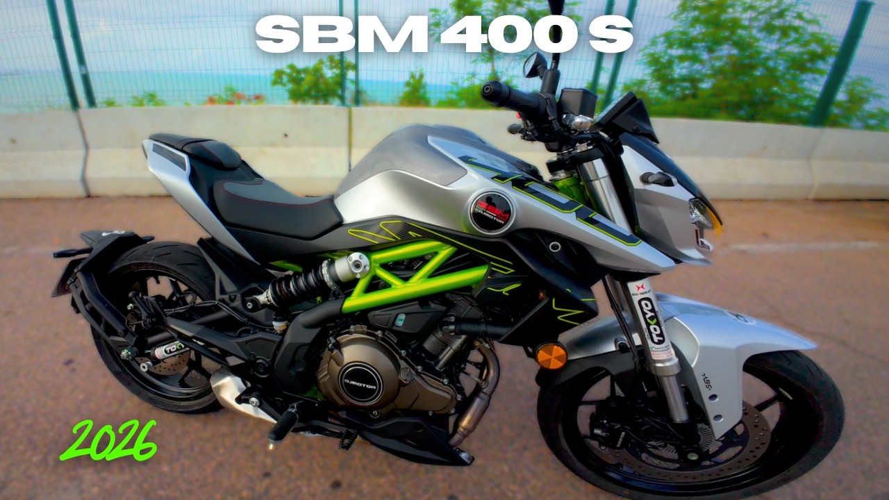 SBM 400 S - NOVA COR 2026 E TEST RIDE🔥