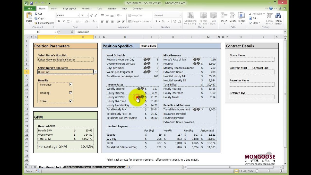 Process Improvement in Excel via Data Management Dashboard