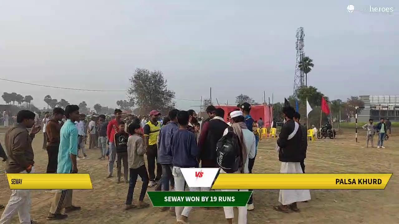 Palsa Khurd vs seway live cricket match | AL FALAH CRICKET CLUB ARHA  live - +2 High School Ground A