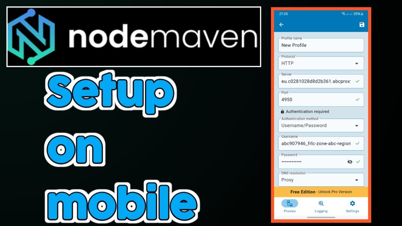 How to setup nodemaven proxies on mobile | Easy Step-by-Step Guide (2025)