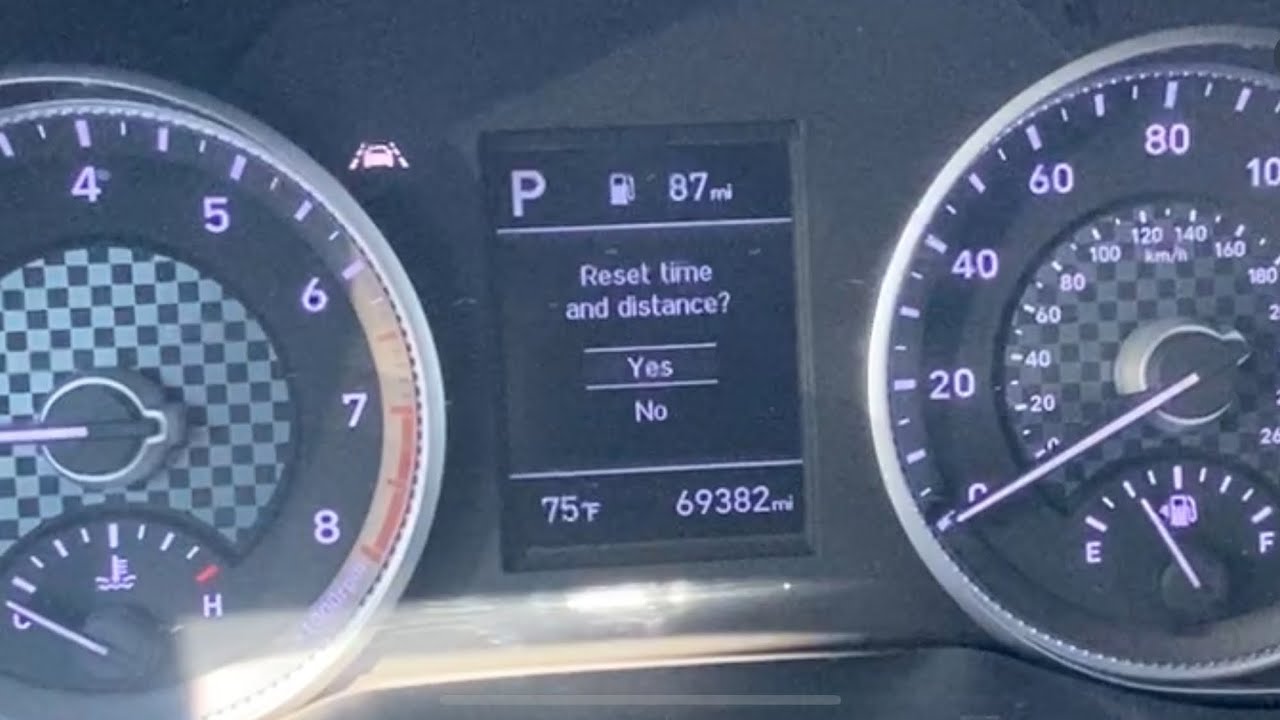 Hyundai Elantra 2020 сброс сервиса