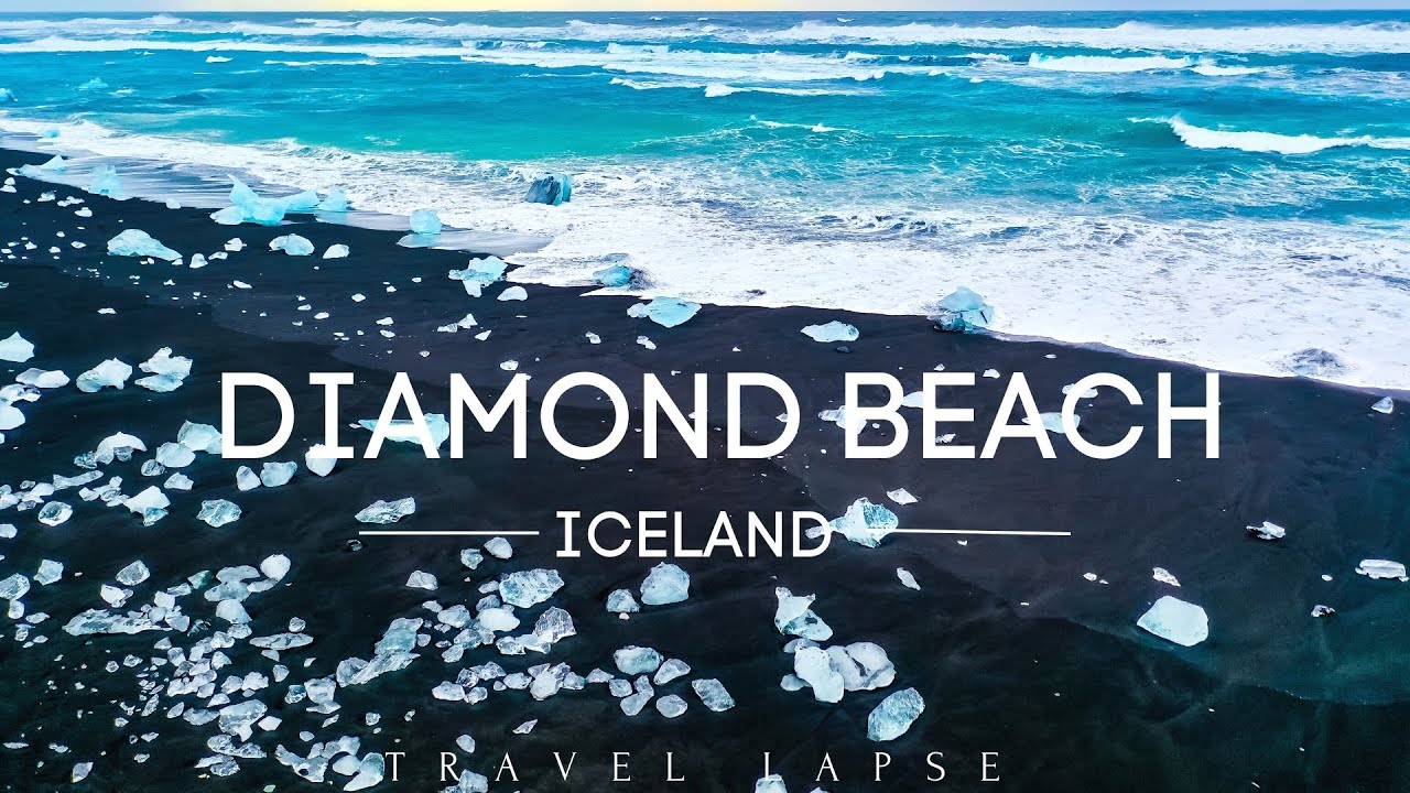 The Magical Diamond Beach In Iceland | By Drone |