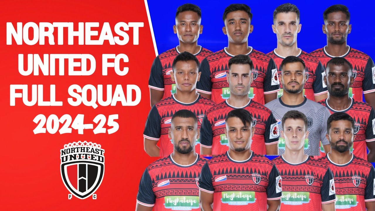 ISL 2024-25 Northeast United FC Squad | Northeast United FC Full Squad | Indian Super League