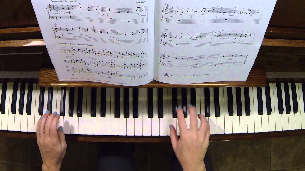Shave and a Haircut- Piano Adventures/2B/Lesson