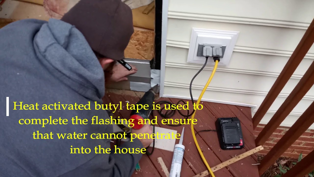 Exterior door with transom replacement project