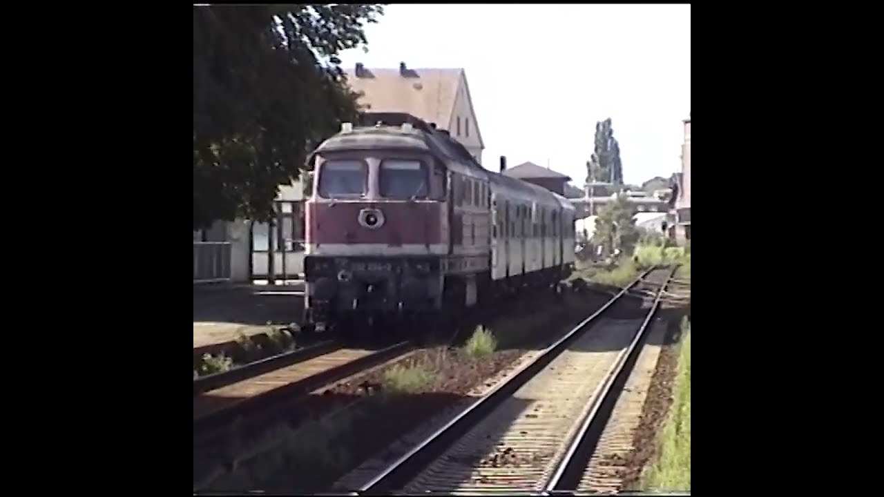Eisenbahn 1998 von Aschersleben nach Dessau