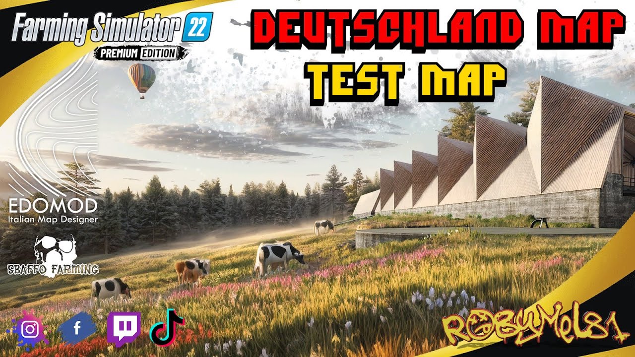 ANTEPRIMA ✔️ DEUTSCHLAND MAP , LA MAPPA TEDESCA DI EDO ➤ TEST MAP (Solo Pc) ➤ FS22
