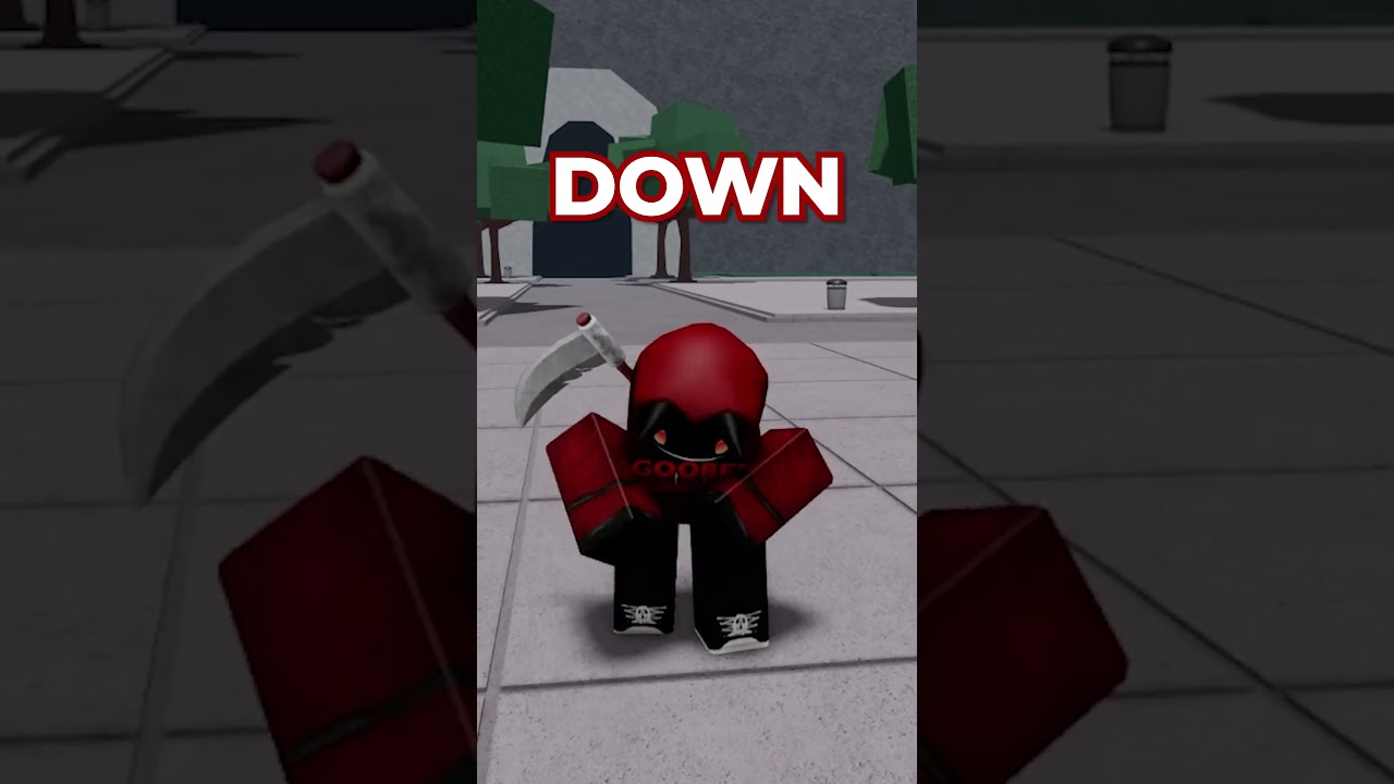 лучше перестраховаться, чем потом сожалеть... 😁😂 #roblox #thestrongestbattlegrounds #shorts