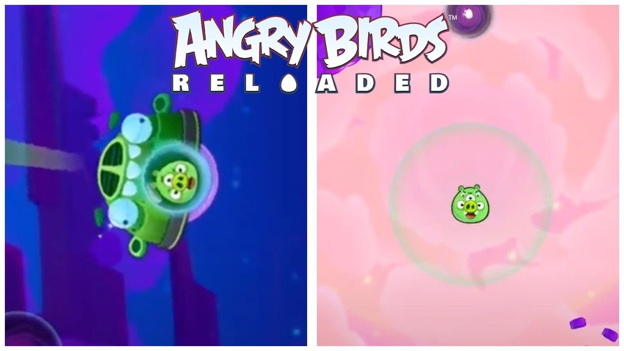 Angry Birds Reloaded (Space) Alien Pig Boss Battles