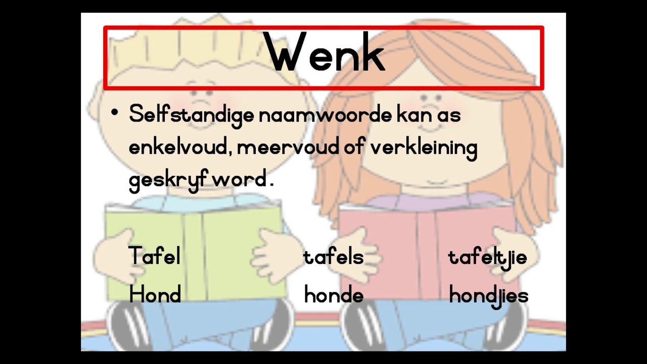 Graad 3 Selfstandige naamwoorde