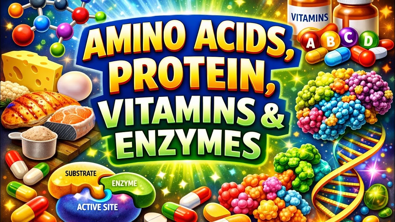 Amino acid, protein, enzymes 
