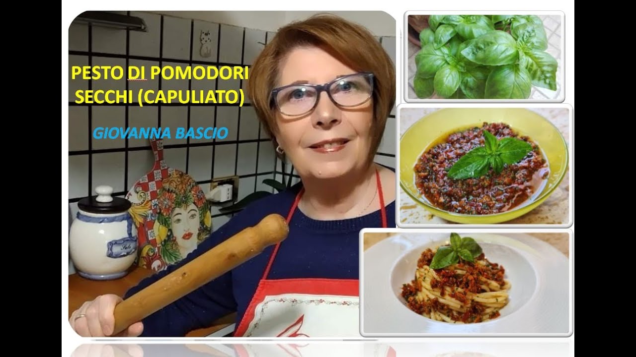 SPAGHETTI E PESTO DI POMODORI SECCHI (CAPULIATO)