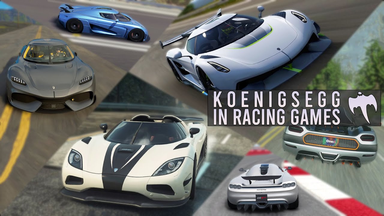 All Different KOENIGSEGG Models and Trims Found in Racing Games (15+ Cars)