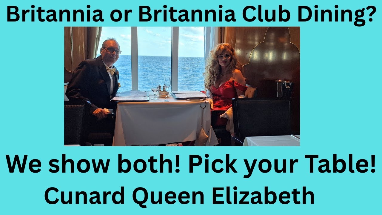 Экскурсии по ресторанам лайнера CUNARD QE Britannia и клуба Britannia!