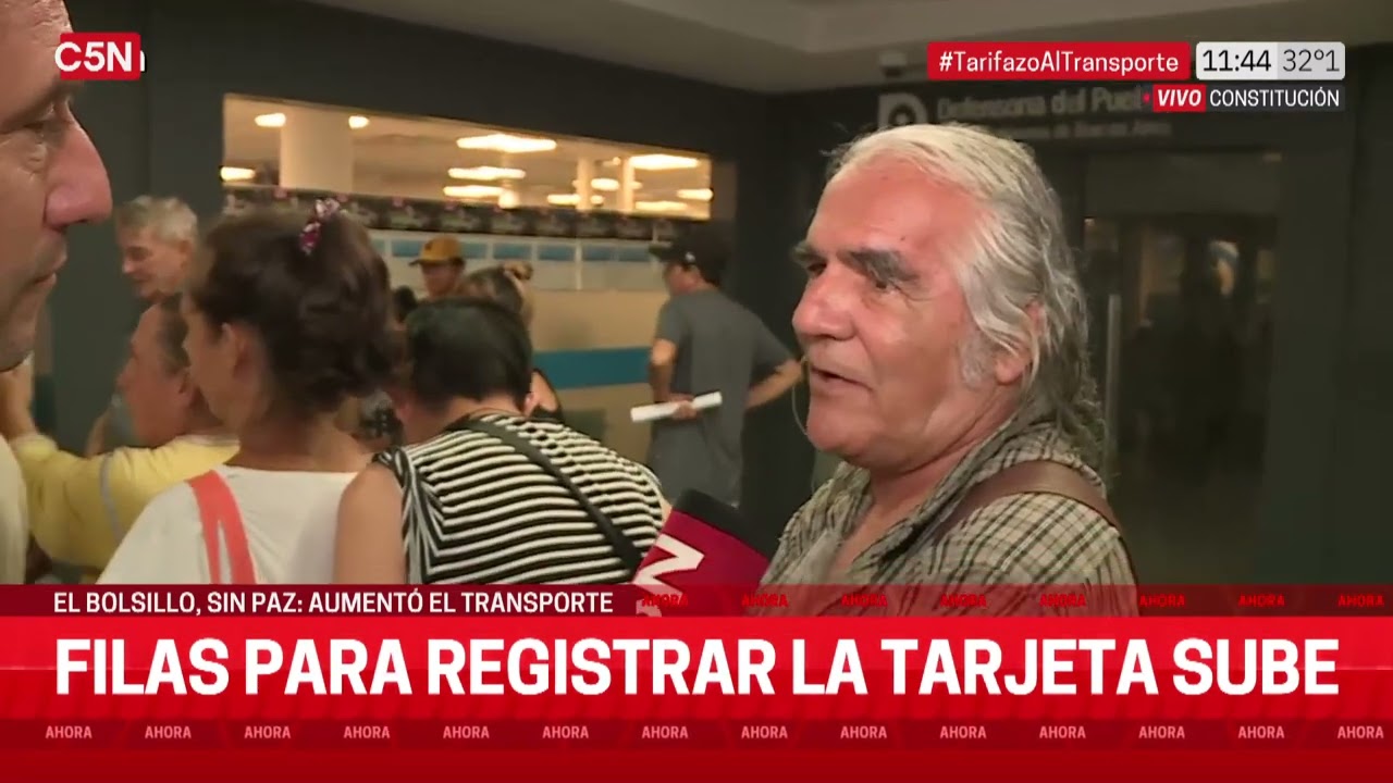 CAOS para REGISTRAR la TARJETA SUBE: EN MEDIO del TARIFAZO, se CAYÓ el SITIO
