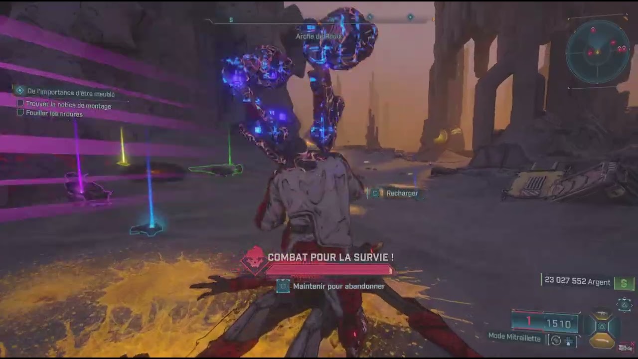 Borderlands4 démo Rafa uvhm6 sur l arche de Radix
