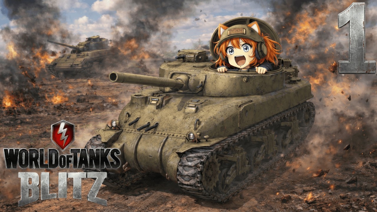 Ich bin jetzt Panzerkommandantin! 😳🪖☆ World of Tanks BLITZ #1