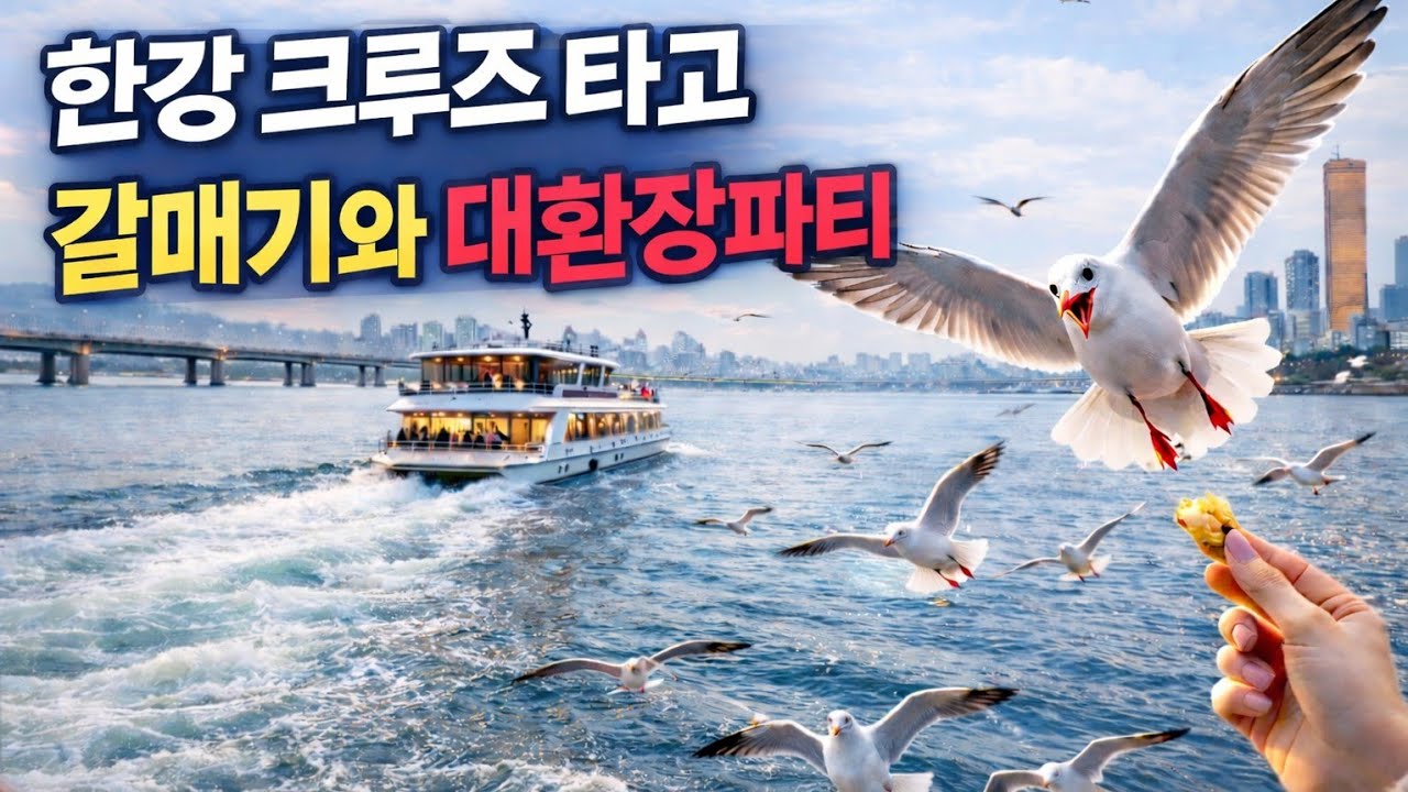  한강 크루즈 처음 탔는데 이런 일이 생겼습니다…