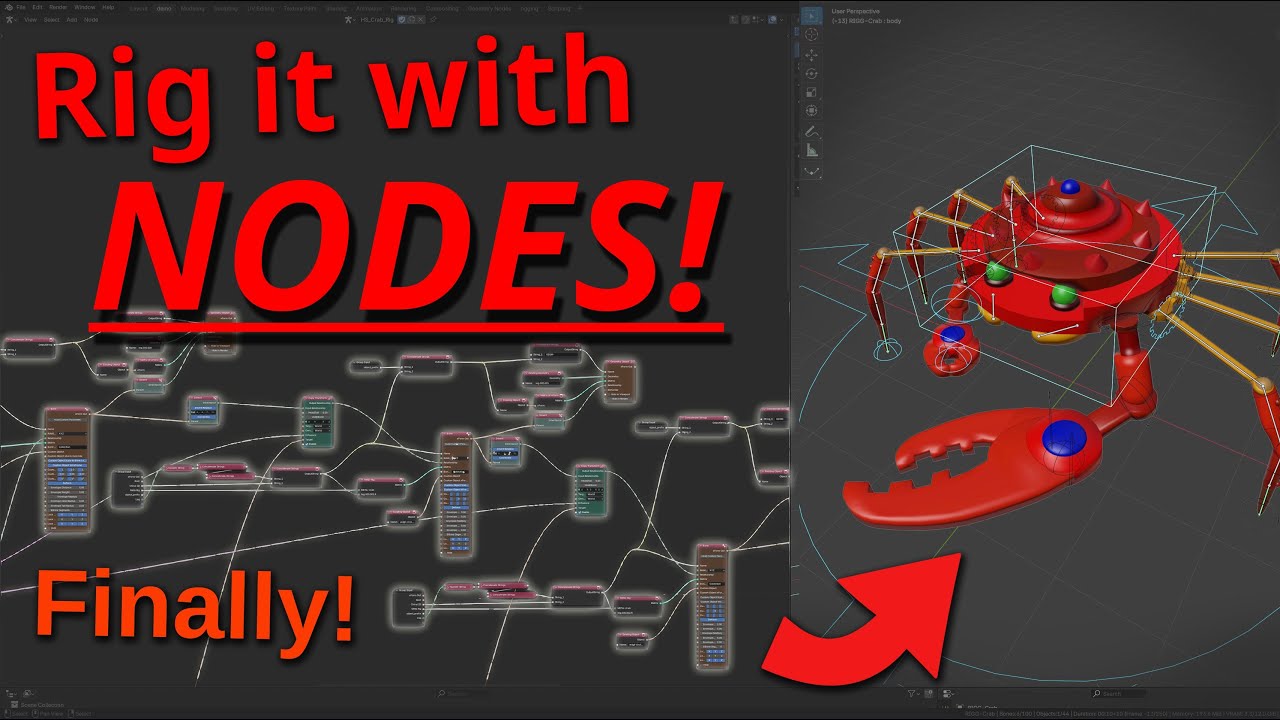 A NEW WAY TO RIG IN BLENDER | Introducing Mantis Rigging Nodes