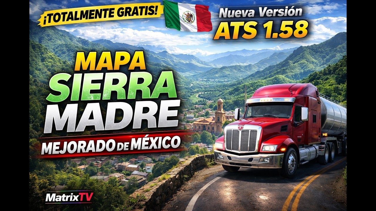 Descargar Sierra Madre | Mapa de México para ATS 1.58 ¡100% Gratis!