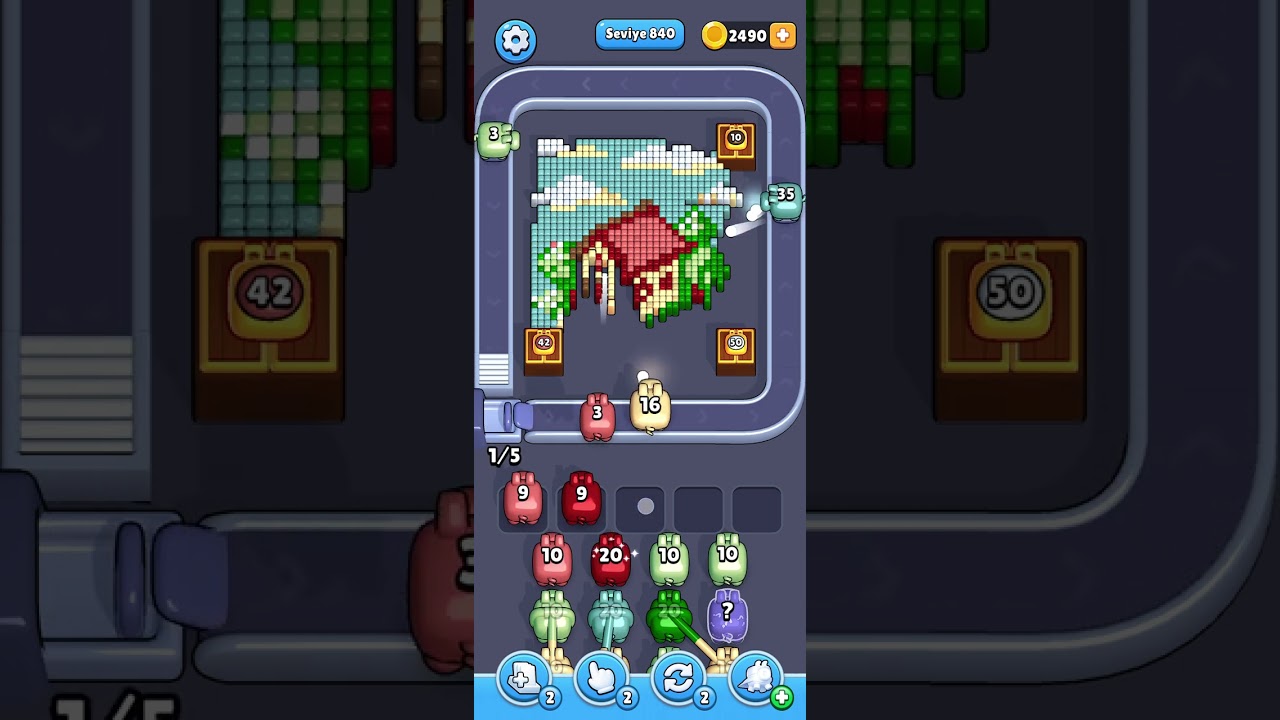 Pixel Flow Level 840