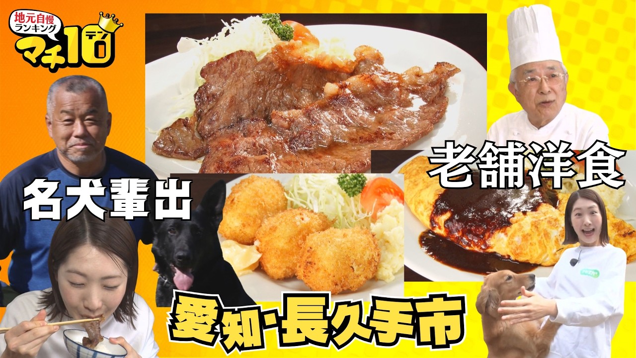 歌舞伎役者も虜！長久手市・老舗洋食店の秘密　安全を支える警察犬訓練所！スゴ技の舞台裏に迫る【マチ10】
