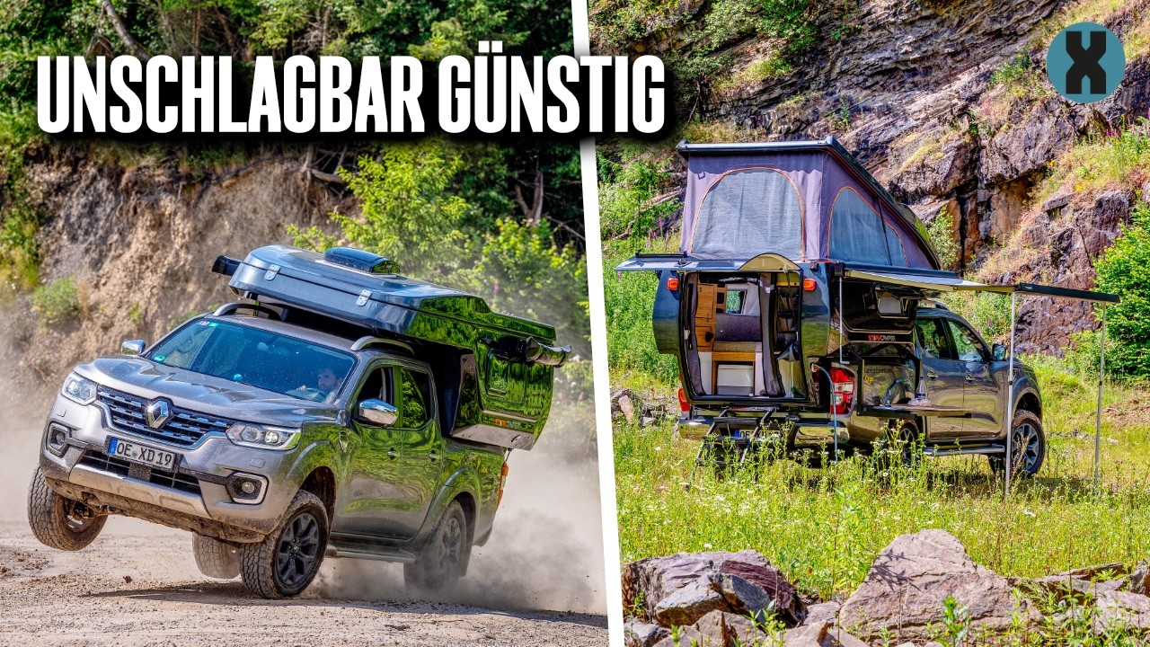 NUR 32.800 &euro; 💰💰💰  Newcomer Pickup-Kabine von Stork Camper voll ausgestattet