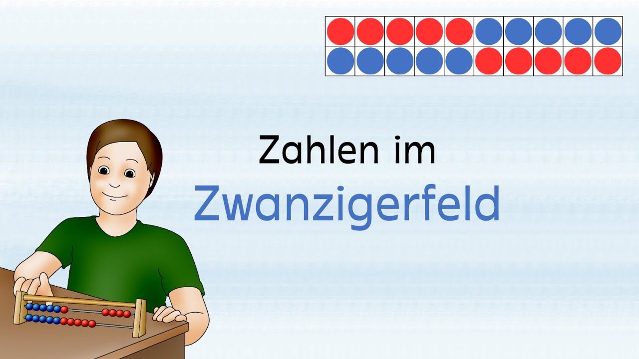 Zahlen im Zwanzigerraum benennen (Lernvideo, Mathe, Grundschule)