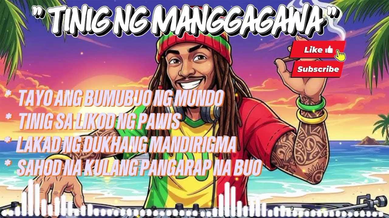 TINIG NG MANGGAGAWA || RAP  REGGAE MIX  || DAMSkie music || please subscribe 🎶🎶♥️🥰 