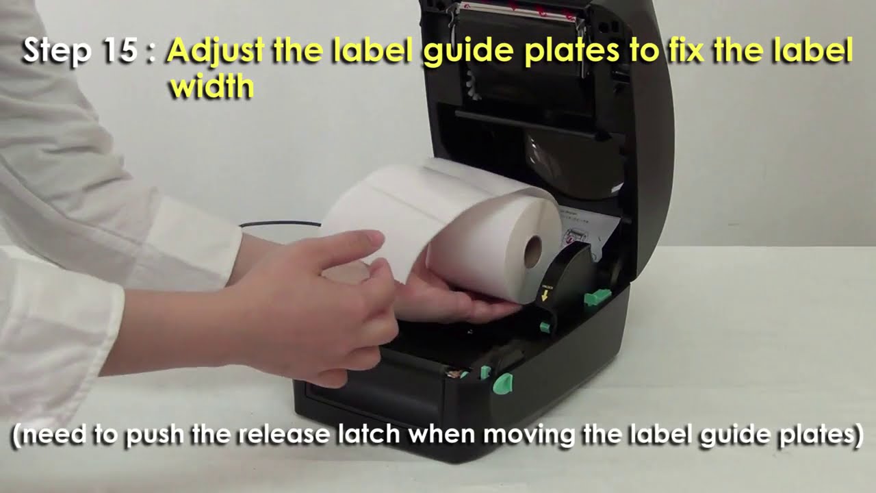 How To: Load Label Roll and Ink Ribbon for Godex RT700i Printer
