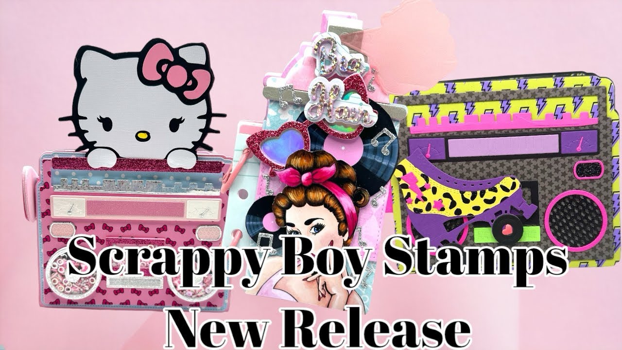 Two NEW dies releasing tomorrow at Scrappy Boy Stamps!