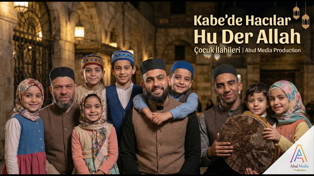 Kabe'de Hacılar Hu Der Allah - Çocuk İlahileri | Abul Media Production