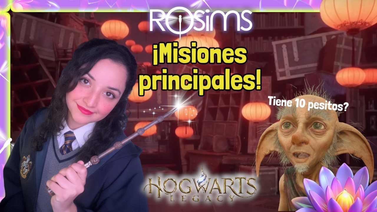 ¡MISIONES PRINCIPALES! ✨ Recorriendo el castillo en Hogwarts Legacy | RoSims