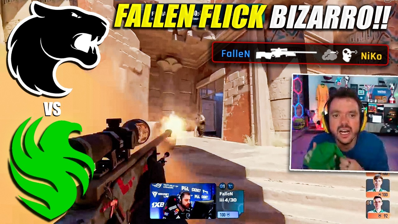 FALLEN SURPREENDE GAULES DE AWP! 🔥 FURIA x FALCONS - MELHORES MOMENTOS | PGL Cluj-Napoca 2026 - CS 2