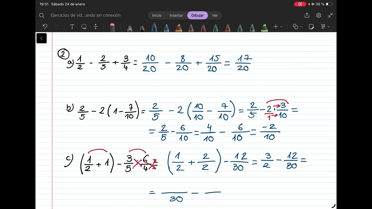 Ejercicios recuperación 3 ESO parte 1