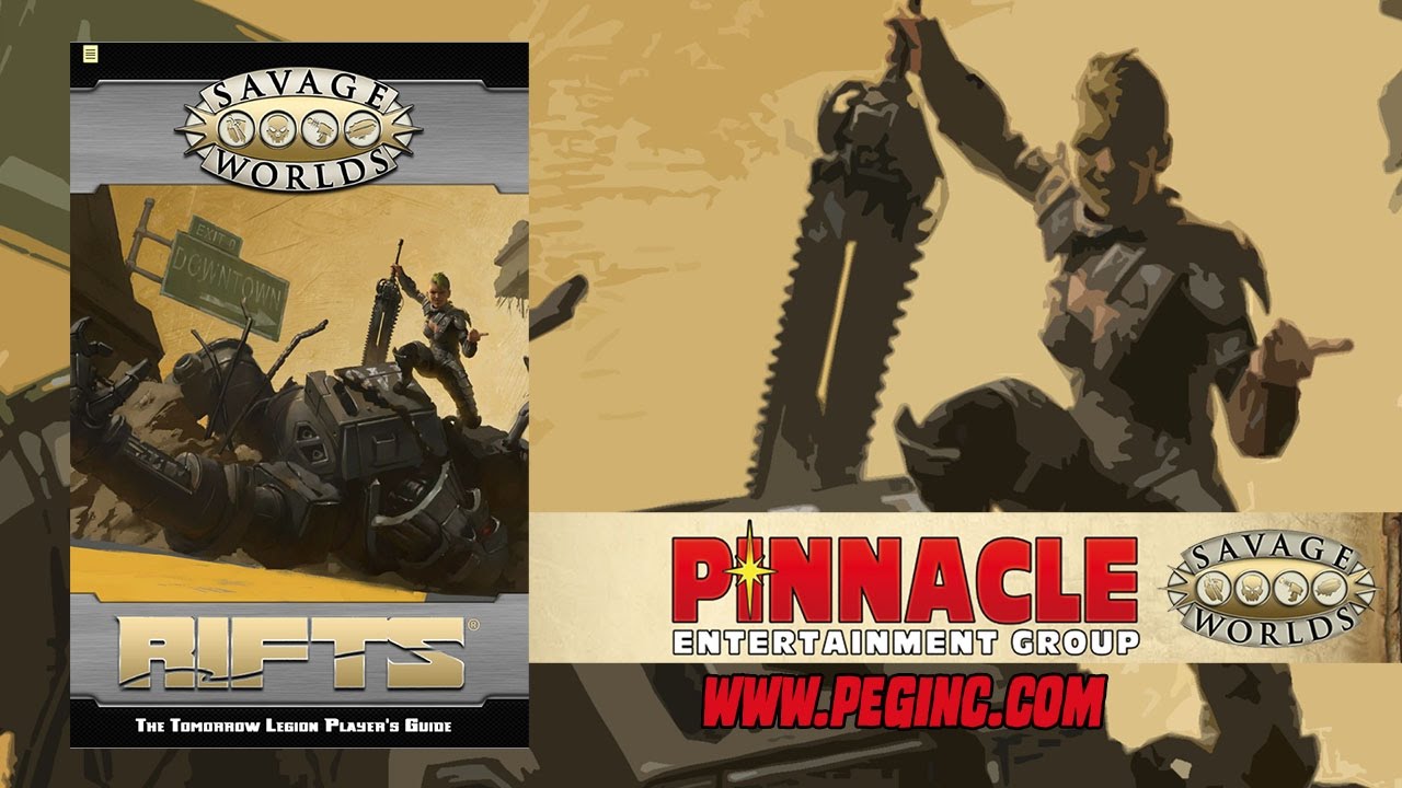 Game Geeks #287 Rifts: The Tomorrow Legion Player's Guide by Pinnacle