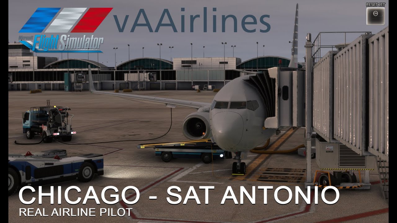 MSFS2020 | PMDG 737-800 | ORD-SAT| Real 757 Pilot